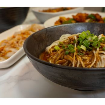 Mala Class signature dishes  Dan Dan Noodles, Spicy Beef Noodle Soup, Mapo Tofu.